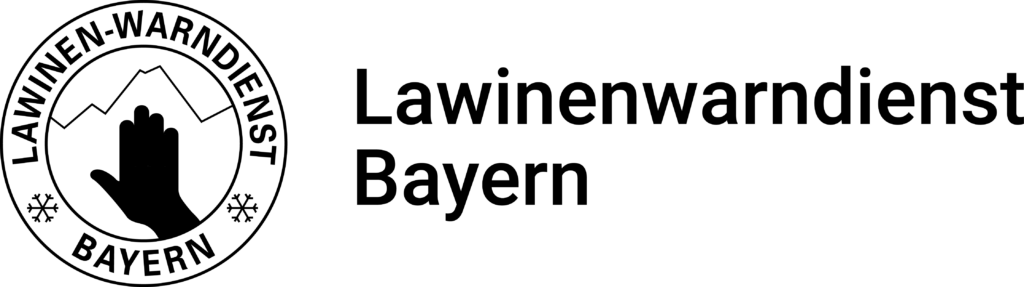 Logo Lawinenwarndienst Bayern 1c mit Schriftzug