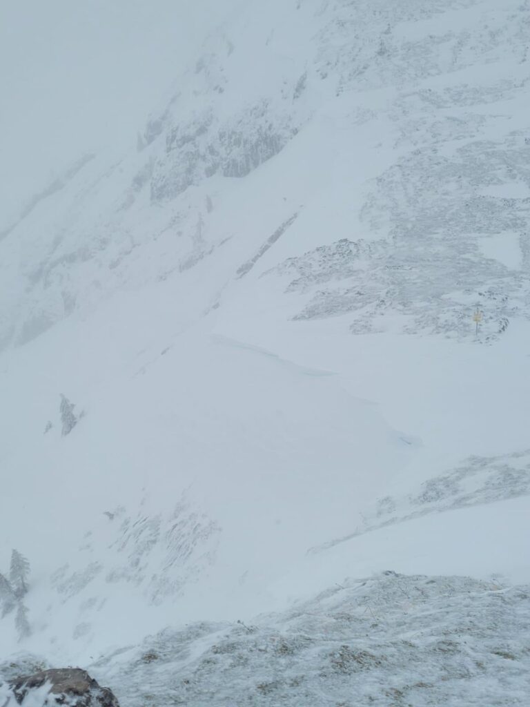 Verfrachtungen im Bereich vom Watzmannhaus (15.09.2024, Berchtesgadener Alpen)